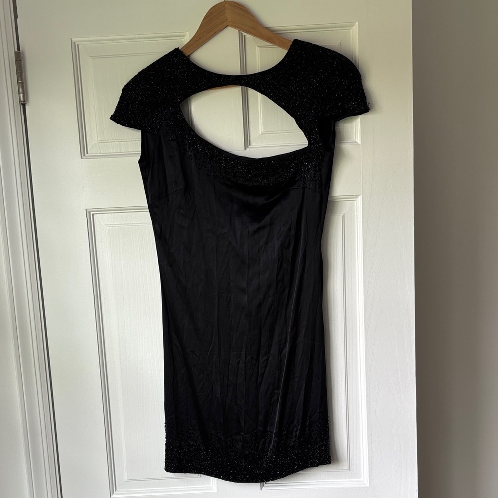 Black Cutout Evening Dress - Women's Formal Dress